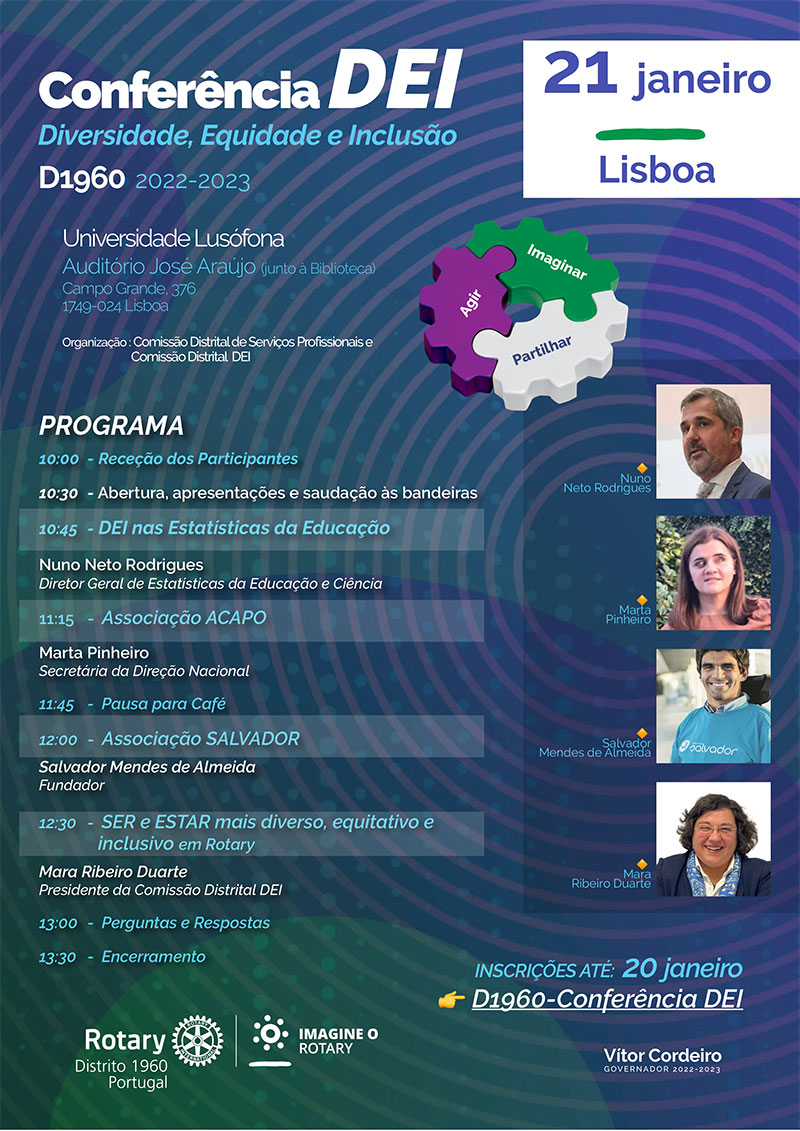 Conferência dos Serviços Profissionais – 21 de Janeiro – 10h30 Jan 16, 2023