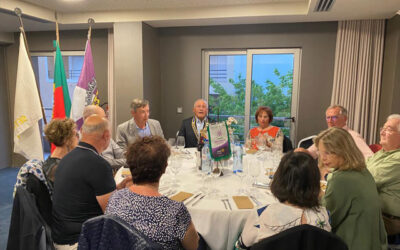 Reunião de 11/5/23, com recepção aos Companheiros do Rotary Club de Marennes-Oléron