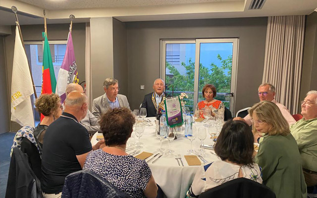 Reunião de 11/5/23, com recepção aos Companheiros do Rotary Club de Marennes-Oléron