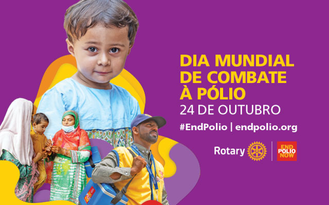 Junte-se a nós no Dia Mundial de Combate à Pólio