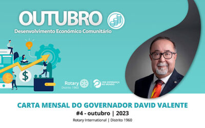Distrito 1960 – Carta Mensal do Governador – nº 4 – outubro 2023