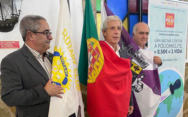 Jantar palestra com o Dr. José Poças na comemoração do Dia Mundial da Luta contra Poliomielite