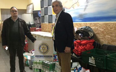 Entrega de alimentos e utilidades pedidas à C.A.S.A. de Setúbal pelo Rotary Club de Setúbal