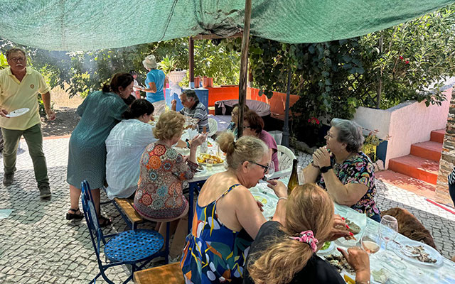 Sardinhada Rotária de companheirismo. Realizada no sábado, dia 27 de julho.