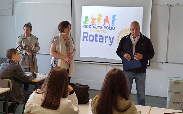 Rotary Club de Setúbal sensibiliza alunos da Escola Lima de Freitas  e da Edugep para o Dia Mundial de Combate à Polio