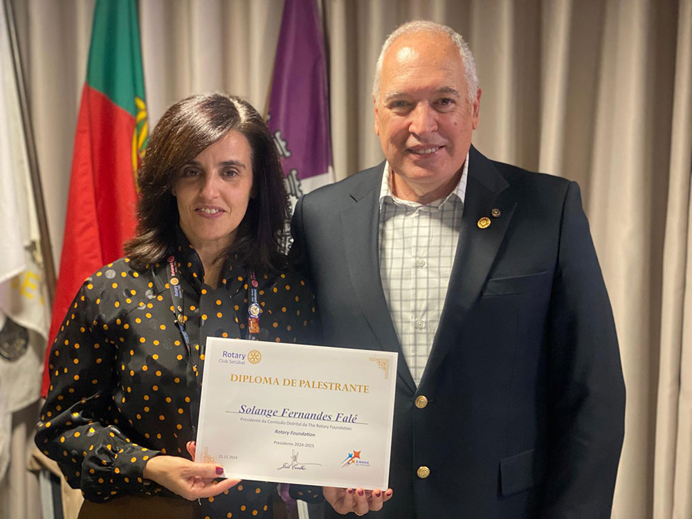 Jantar/Palestra do tema do mês de Novembro: The Rotary Foundation