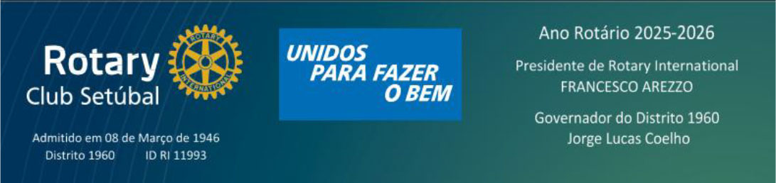Jantar/Palestra, no dia 11 de Setembro às 20.00 no Hotel Mélia em Setúbal com o tema: "UM PROJETO CULTURAL PARA A REGIÃO E A CIDADE, A PROPÓSITO DA RELAÇÃO ENTRE O JAPÃO E OS REINOS IBÉRICOS"