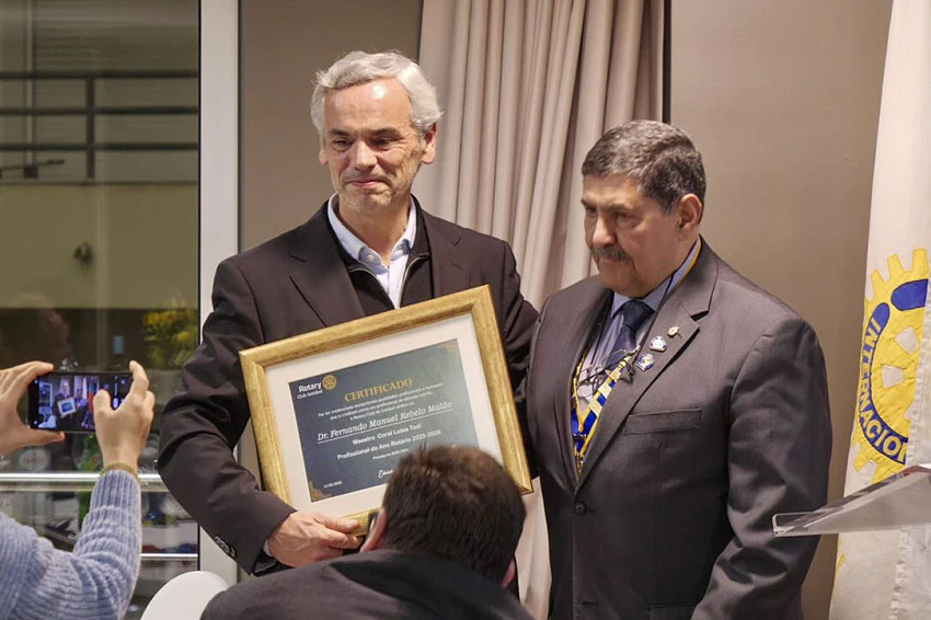 Rotary Club de Setúbal celebra 80 anos e distingue Fernando Malão